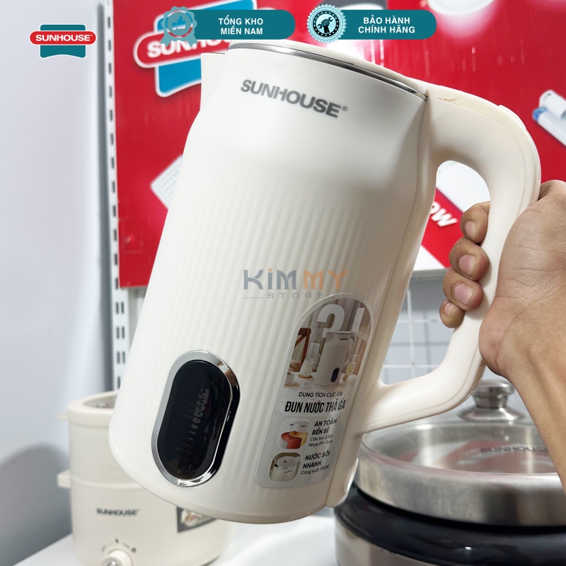 Ấm đun siêu tốc 3L - 2 lớp Sunhouse SHD1365